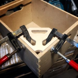 TB-006 Haakse Lijmblokken 90° / 45° - Set van 2